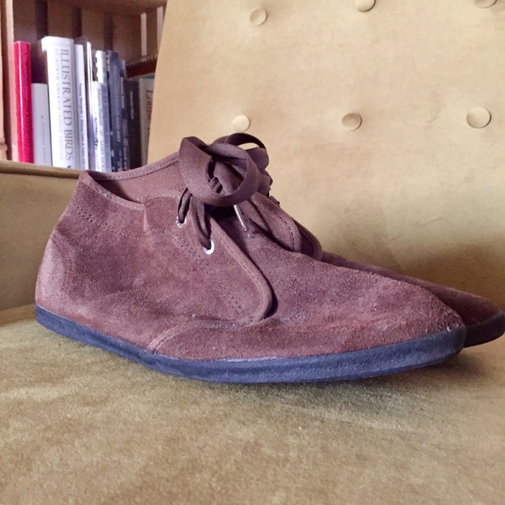 Brown suede Keds ankle boot, size 9.5